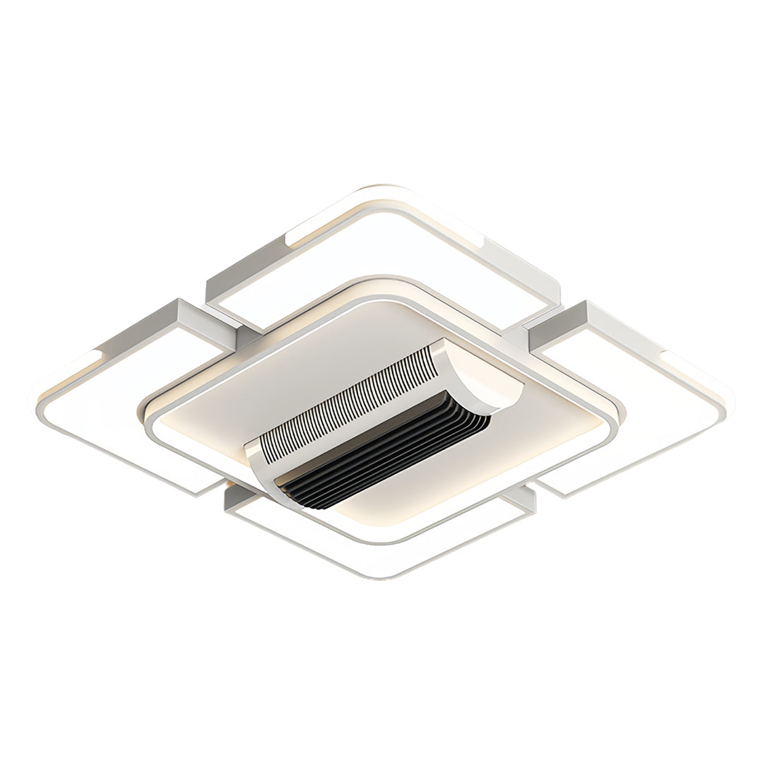 Bladeless Ceiling Fans With Light Full Spectrum LED Fan Lamp