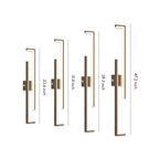Wall Art LED Lights Minimalist Long Bar Iron Lamp