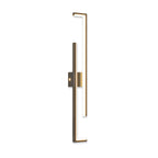 Wall Art LED Lights Minimalist Long Bar Iron Lamp
