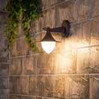 LED Vintage Outdoor Wall Light Brown