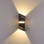 Square Tube LED  Up And Down Outdoor Wall Lights