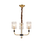 Luxury Chandelier Modern Minimalist Luxury Copper Glass Ceiling Light