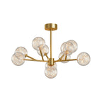 Modern Glass Globe Chandelier Full Sky Star Ceiling Light