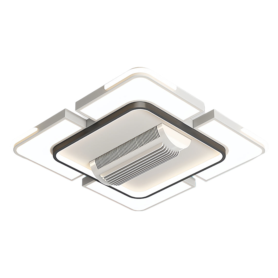 Bladeless Ceiling Fans With Light Full Spectrum LED Fan Lamp