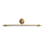 Brushed Gold Vanity Light Bar European-Style Linear Copper Light