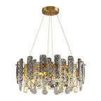 Contemporary Crystal Chandeliers Eye-Protecting Ceiling Light