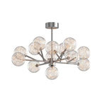 Modern Glass Globe Chandelier Full Sky Star Ceiling Light