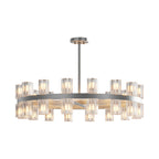 Luxury Crystal Chandeliers American Copper Ceiling Light