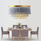 Gradated Drum Shade Chandeliers LED Contemporary Chandeliers