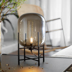 Bubble Glass Floor Lamp Industrial Hardware Rods Lamp