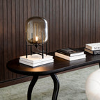 Bubble Glass Floor Lamp Industrial Hardware Rods Lamp