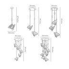 Butterfly Pendant Light Coastal Style Acrylic Ceiling Light