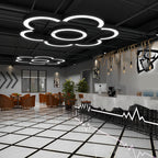 2-PCS C Shape Pendant Light Minimalist Arc Linear Commercial Light