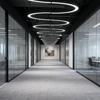 2-PCS C Shape Pendant Light Minimalist Arc Linear Commercial Light