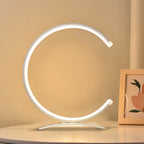 C Shaped Table Lamp Touch-Control LED Modern Ambient Lamp
