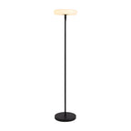 USB Waterproof Solar Halo Floor Lamp Modern Minimalist Outdoor Lighting