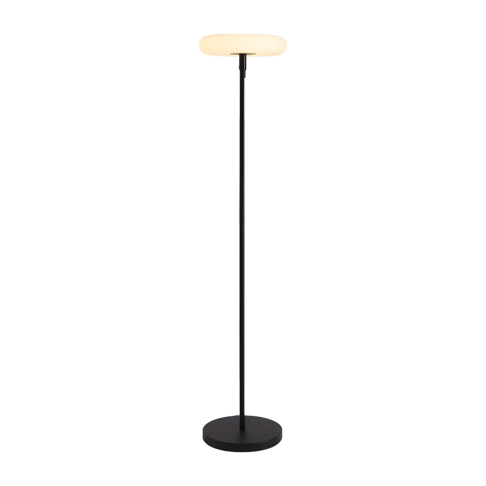 USB Waterproof Solar Halo Floor Lamp Modern Minimalist Outdoor Lighting