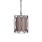 Small Black Pendant Light Vintage Sleek Design Ceiling Light
