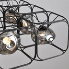 Caged Pendant Light Nordic Magic Cube LED Ceiling Light