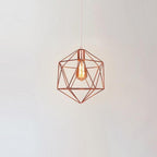 Geometric Cage LED Industrial Modern Ceiling Light Flush Mount Lighting