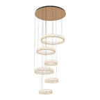 Large Crystal Chandeliers Luxury Circular Ceiling Light