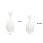 Solar Powered Animal Garden Lights PE Material Cat Animal Lighting
