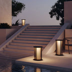 Cylinder Lantern Outdoor Light Waterproof Outdoor Solar Lights