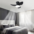 Ceiling Fan with Dimmer Light Modern Small 3-Blade and Remote Quiet