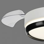 Ceiling Fan with Remote Light Minimalist Dimming LED 3-Blade Fan Lamp