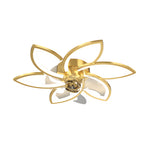 Ceiling Fans with Fancy Lights Modern Floral Light