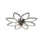 Ceiling Fans with Fancy Lights Modern Floral Light