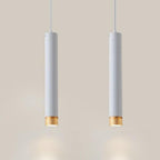 Elongated LED Industrial Linear Pendant Light Metal Hanging Lighting