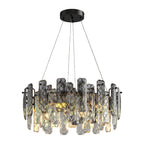 Contemporary Crystal Chandeliers Eye-Protecting Ceiling Light