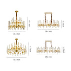Chandelier Brass Modern Luxury Modern Glass Ceiling Light