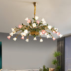Vintage Floral Chandelier Vintage Rustic Branch Ceiling Light