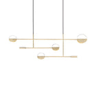 Chic Modern Adjustable Color Temperature LED Iron Linear Pendant Lamp