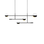Chic Modern Adjustable Color Temperature LED Iron Linear Pendant Lamp