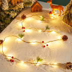 Christmas LED String Lights Decoration Hanging Ornaments Two-Pack
