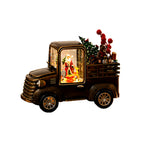 Modern Gold Table Lamp Christmas Snowfall Car Ornament Lamp