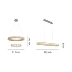 Chrome Chandeliers Italian Luxury Crystal Ceiling Lights
