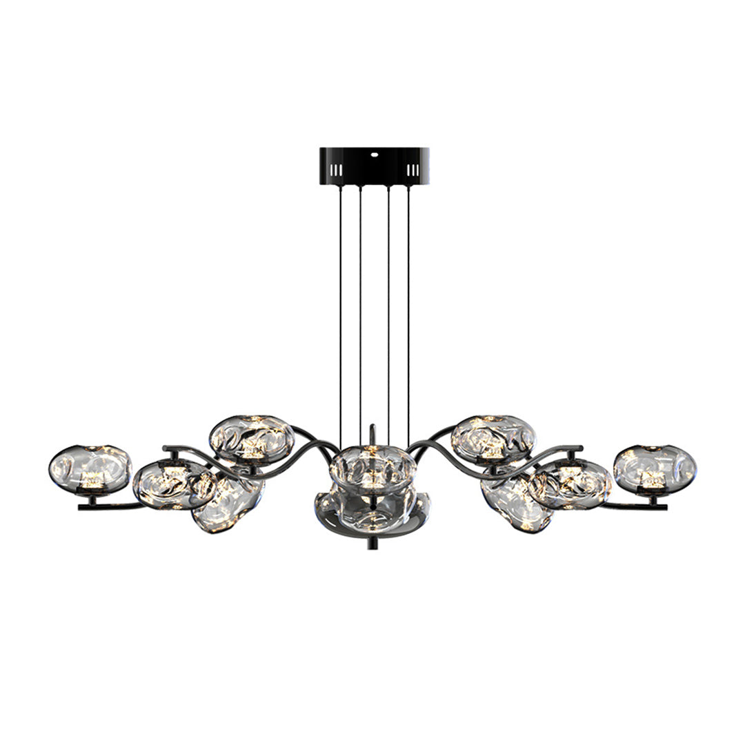 Modern LED Chandelier Full Spectrum Magic Bean Glass Light