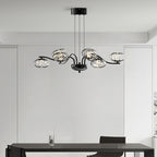 Modern LED Chandelier Full Spectrum Magic Bean Glass Light