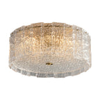 Luxury Full Copper Glass Flush Mount