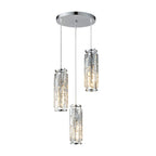 Mini Crystal Pendant Light Creative Art Crystal Island Ceiling Light