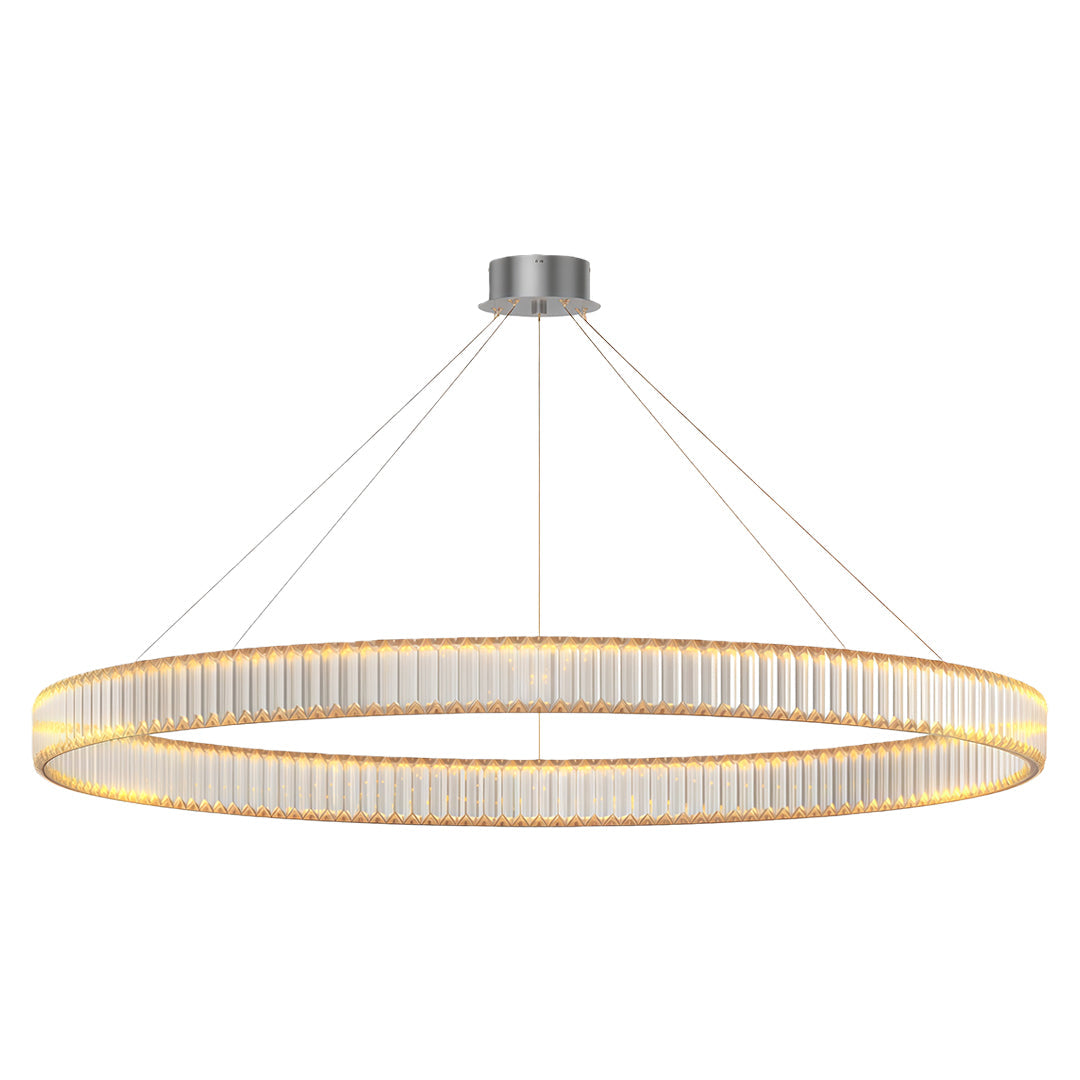 Crystal Round Chandelier American Creative Ceiling Light