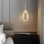 [Open-Box] Circle Water Drop Minimalist Three Step Dimming LED Modern Pendant Lights