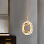 [Open-Box] Circle Water Drop Minimalist Three Step Dimming LED Modern Pendant Lights