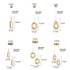 [Open-Box] Circle Water Drop Minimalist Three Step Dimming LED Modern Pendant Lights