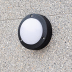Round Outdoor Wall Lights Waterproof Minimalist Style