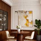 Circular Chandelier Modern Minimalist Metal Ceiling Light